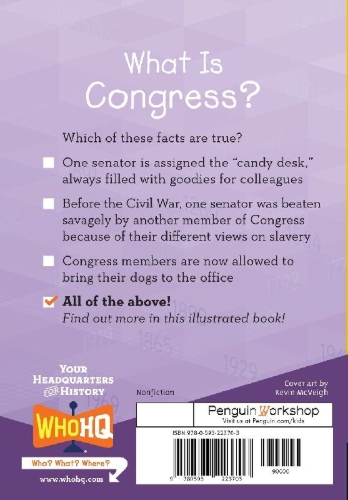 Buchcover und Innenansicht für das Buch: What Is Congress?