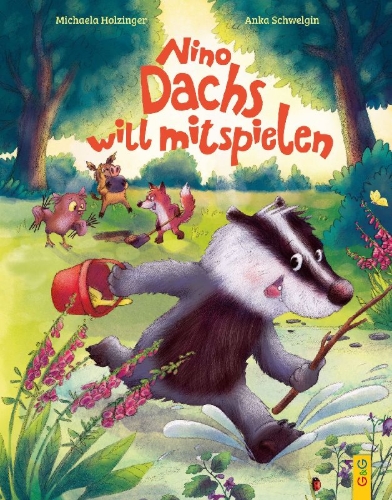 Buchcover und Innenansicht für das Buch: Nino Dachs will mitspielen