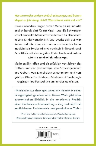 Buchcover und Innenansicht für das Buch: Das Leben ist kein Kinderwunschkonzert