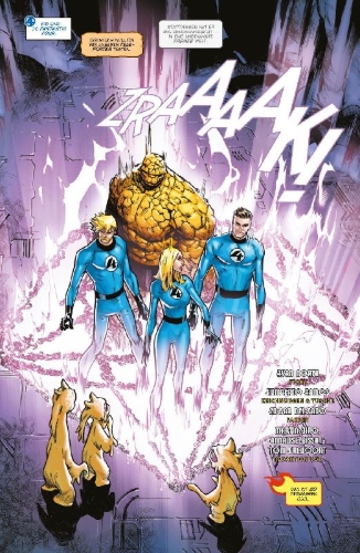 Buchcover und Innenansicht für das Buch: FCBD 2025: Fantastic Four/Giant-Size X-Men (2025) #1 (I); Fantastic Four (2025) #1-#3