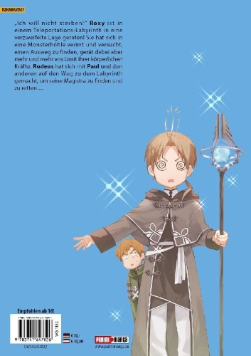 Buchcover und Innenansicht für das Buch: Mushoku Tensei - In dieser Welt mach ich alles anders 22