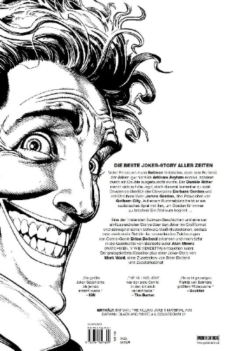 Buchcover und Innenansicht für das Buch: Batman: The Killing Joke; Batman: Black And White #4; Countdown #31