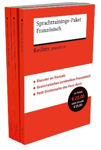 Buchcover und Innenansicht für das Buch: Sprachtrainings-Paket Französisch