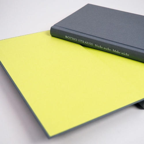 Buchcover und Innenansicht für das Buch: Nicht mehr. Mehr nicht