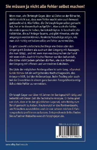Buchcover und Innenansicht für das Buch: Survival Guide Börse