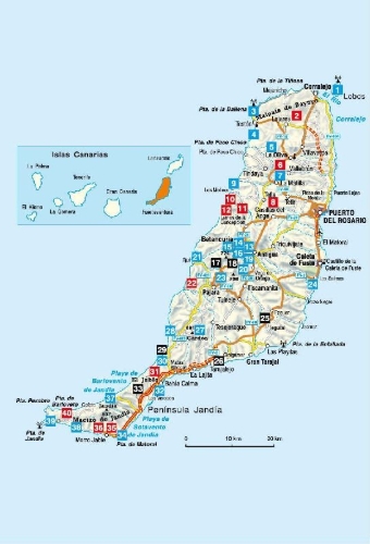Buchcover und Innenansicht für das Buch: Fuerteventura