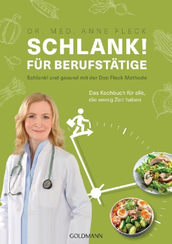 Buchcover und Innenansicht für das Buch: Schlank! für Berufstätige