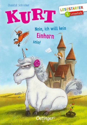 Buchcover und Innenansicht für das Buch: Kurt. Nein, ich will kein Einhorn sein!