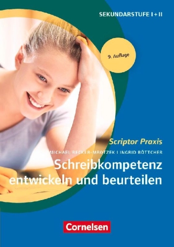 Buchcover und Innenansicht für das Buch: Schreibkompetenz entwickeln und beurteilen