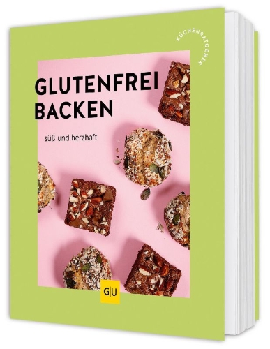 Buchcover und Innenansicht für das Buch: Glutenfrei Backen