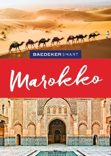 Buchcover und Innenansicht für das Buch: Baedeker SMART Reiseführer Marokko