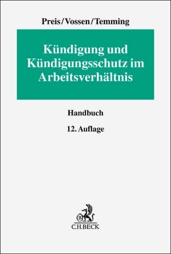 Buchcover und Innenansicht für das Buch: Kündigung und Kündigungsschutz im Arbeitsverhältnis