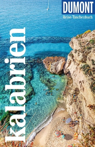 Buchcover und Innenansicht für das Buch: DUMONT Reise-Taschenbuch Reiseführer Kalabrien