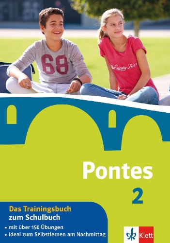 Buchcover und Innenansicht für das Buch: Pontes 02 Das Trainingsbuch zum Schulbuch