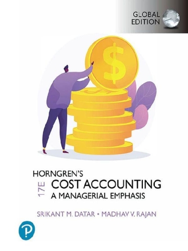 Buchcover und Innenansicht für das Buch: Horngren's Cost Accounting, Global Edition