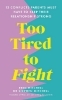Buchcover und Innenansicht für das Buch: Too Tired to Fight