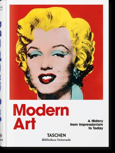 Buchcover und Innenansicht für das Buch: Moderne Kunst 1870-2000. Vom Impressionismus bis heute