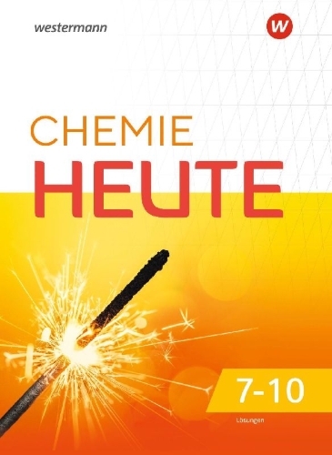 Buchcover und Innenansicht für das Buch: Chemie heute SI. Gesamtband. Lösungen. Für Niedersachsen