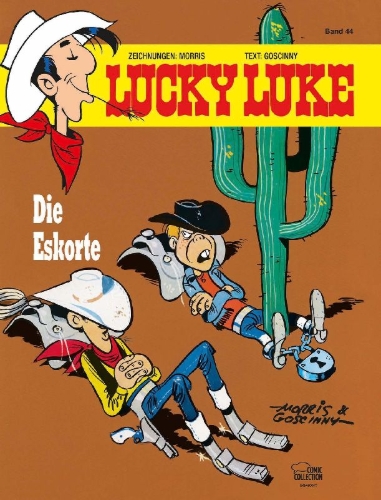 Buchcover und Innenansicht für das Buch: Lucky Luke 44 - Die Eskorte