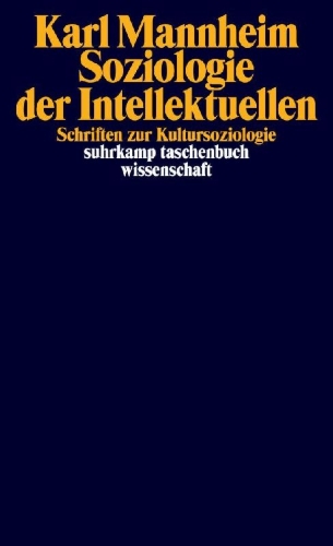 Buchcover und Innenansicht für das Buch: Soziologie der Intellektuellen