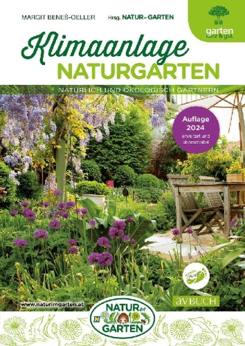 Buchcover und Innenansicht für das Buch: Klimaanlage Naturgarten