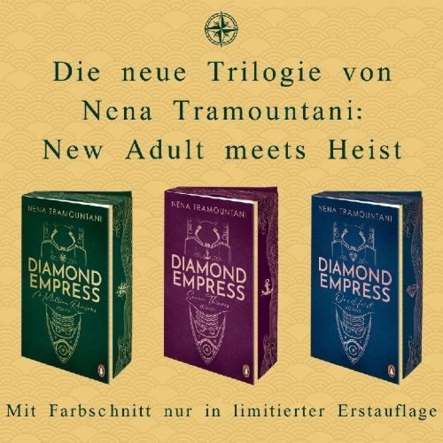Buchcover und Innenansicht für das Buch: Diamond Empress. One Heist