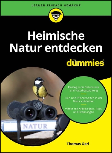 Buchcover und Innenansicht für das Buch: Heimische Natur entdecken für Dummies