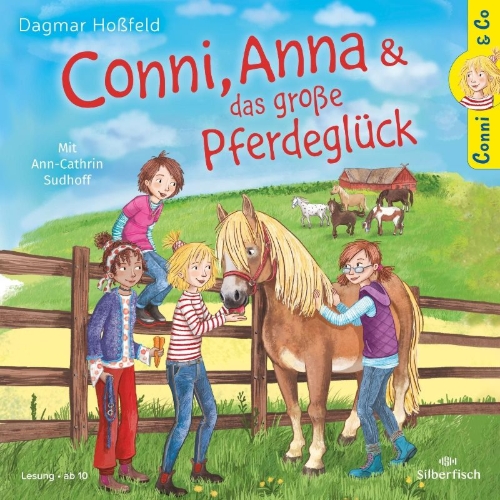 Buchcover und Innenansicht für das Buch: Conni & Co 18: Conni, Anna und das große Pferdeglück