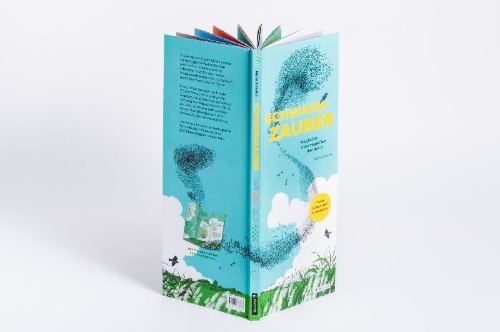 Buchcover und Innenansicht für das Buch: Schwarmzauber: Magische Choreografien der Natur