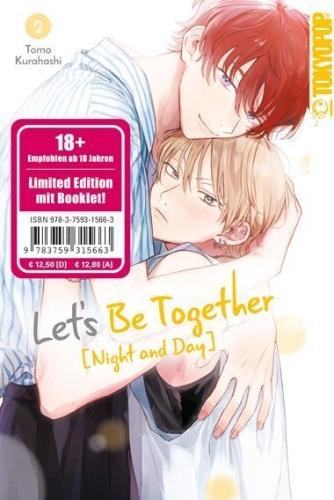 Buchcover und Innenansicht für das Buch: Let's Be Together: Night and Day 02 - Limited Edition