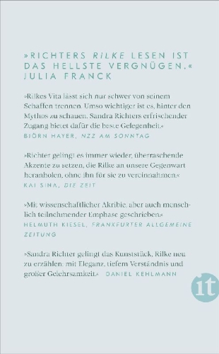 Buchcover und Innenansicht für das Buch: Rainer Maria Rilke oder Das offene Leben