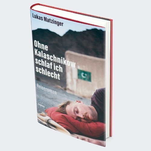 Buchcover und Innenansicht für das Buch: Ohne Kalaschnikow schlaf ich schlecht