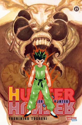 Buchcover und Innenansicht für das Buch: Hunter X Hunter