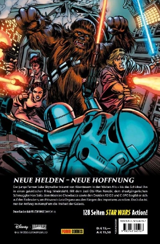 Buchcover und Innenansicht für das Buch: US-Star Wars (1977): #1-#6
