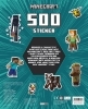 Buchcover und Innenansicht für das Buch: Minecraft: 500 Sticker- Stickern - Rätseln - Ausmalen