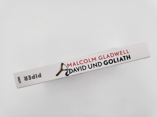 Buchcover und Innenansicht für das Buch: David and Goliath: Underdogs, Misfits and the Art of Battling Giants