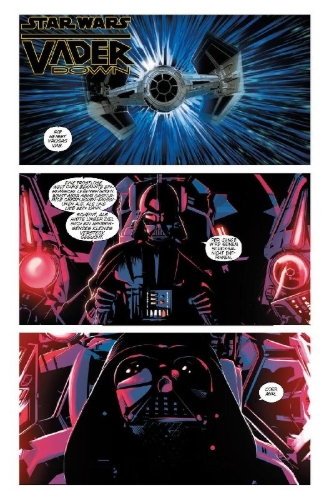 Buchcover und Innenansicht für das Buch: Star Wars Comics: Darth Vader Deluxe