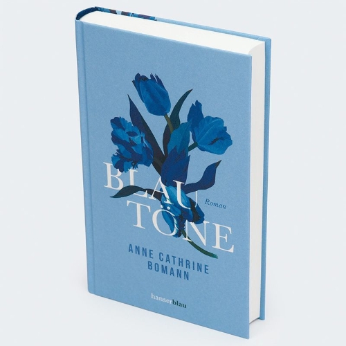 Buchcover und Innenansicht für das Buch: Blå toner