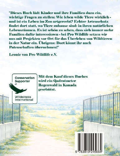 Buchcover und Innenansicht für das Buch: Wir gingen in den Zoo