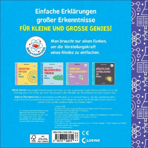 Buchcover und Innenansicht für das Buch: Blockchain for Babies (OT)