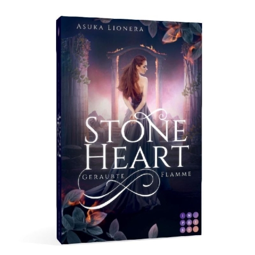 Buchcover und Innenansicht für das Buch: Stoneheart 1: Geraubte Flamme