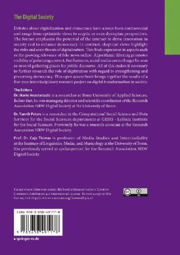 Buchcover und Innenansicht für das Buch: The Digital Society
