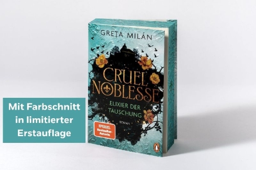 Buchcover und Innenansicht für das Buch: Cruel Noblesse: Elixier der Täuschung