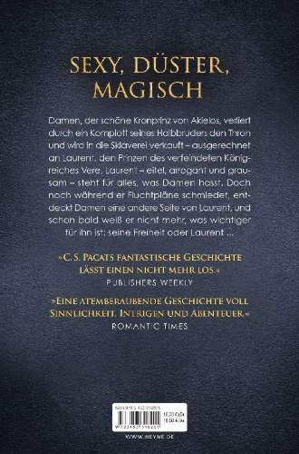 Buchcover und Innenansicht für das Buch: The Captive Prince Book 1, 2, 3
