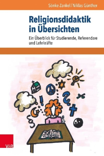 Buchcover und Innenansicht für das Buch: Religionsdidaktik in Übersichten