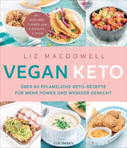 Buchcover und Innenansicht für das Buch: Vegan Keto