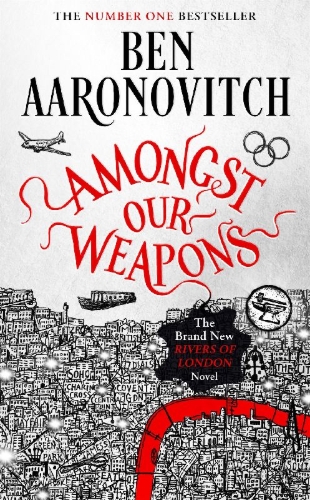 Buchcover und Innenansicht für das Buch: Amongst Our Weapons