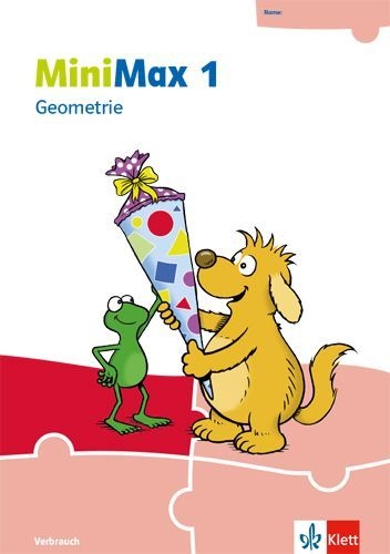 Buchcover und Innenansicht für das Buch: MiniMax 1. Themenheft Geometrie - Verbrauchsmaterial Klasse 1