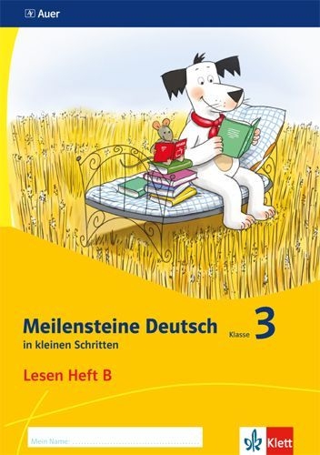 Buchcover und Innenansicht für das Buch: Meilensteine. Deutsch in kleinen Schritten. Lesestrategien Heft 2. Klasse 3. Ausgabe ab 2017