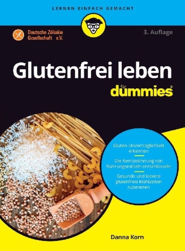 Buchcover und Innenansicht für das Buch: Glutenfrei leben für Dummies